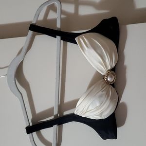 Vintage la blanca bikini top